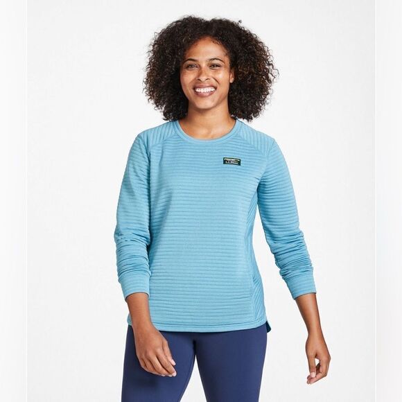 LL Bean Air Light Knit Crewneck Pullover Womens Medium - Picture 1 of 6